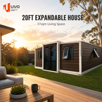 Maison conteneur extensible UVO 20FT : Certifiée AS/NZS 1170 & SAA, unité préfabriquée pour logement secondaire |   Maison à louer à haut rendement pour l'Australie