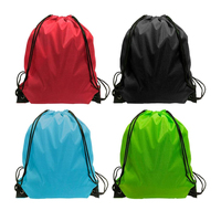 Sac à dos personnalisé avec logo, fabrication directe, sac à cordon en polyester résistant pour événements et articles promotionnels