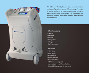 Estación <span class=keywords><strong>de</strong></span> Servicio <span class=keywords><strong>de</strong></span> Aire Acondicionado Precision4tech PRE-093 para Vehículos Híbridos/Eléctricos con Función COR para <span class=keywords><strong>R134A</strong></span> AC 220-240V - Product Image 2