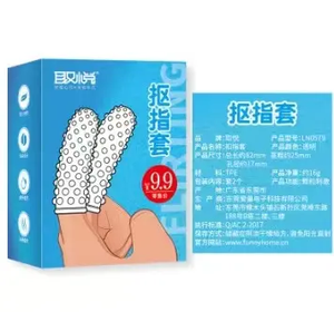 QUYUE <span class=keywords><strong>Finger</strong></span> hülse Mini <span class=keywords><strong>Finger</strong></span> Klitoris Vibrator Vibrierendes Hahn hülsens timulator Kondom - Product Image 6