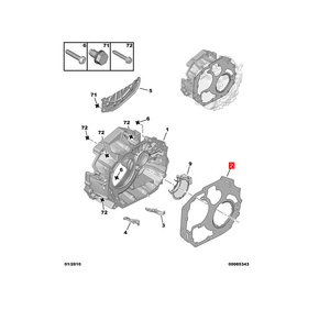 Joint de transmission joint intermédiaire de transmission <span class=keywords><strong>automatique</strong></span> 210959 2109.59 pour Peugeot AL4-TU5 - Product Image 6