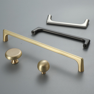 Pegangan bulat seng perunggu antik Modern laci menarik pegangan pintu lemari untuk dapur kamar tidur kamar mandi ruang tamu - Product Image 5