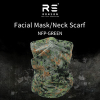 Pays-bas Fractal M19 NFP-vert Camouflage pour masque facial tactique extérieur équitation Protection solaire cou écharpe coupe-vent foulard