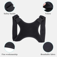 Néoprène Dos Soutien Gilet Clavicule Brace Band pour Posture Correction Mousse Fournit Soulagement De La Douleur Protection Corrige Dos