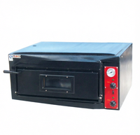 Four à pizza électrique commercial pour restaurant de restauration rapide, simple couche, 8,4 kW, 2 niveaux