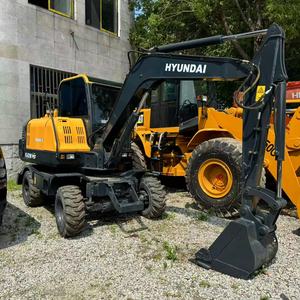 Excavadora de Ruedas Hyundai 60W-9 Usada de Alta Calidad con Motor Yanmar (6 Toneladas), Bomba de Caja de Cambios y PLC - Product Image 1