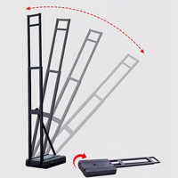 Support d'arche de fête de célébration personnalisable, cadre de support, accessoires, hauteur réglable, portable, pliable, support de panneau KT, support d'affiche