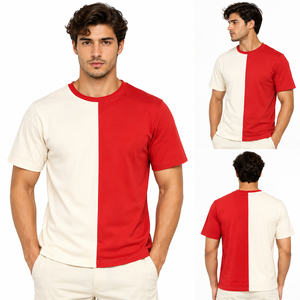 Latest <b>Men's</b> Fashion Heavyweight <b>Polyester</b> Cotton Hip Hop <b>T</b>-<b>Shirts</b> 180g Custom Logo Regular Fit Solid Color Streetwear For <b>Men</b> - Product Image 2