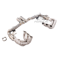Colectores de escape de acero inoxidable SS304 de alto rendimiento + sistema completo Catback para Porsche 911 992 GT3, escape completo, instalación perfecta 1:1