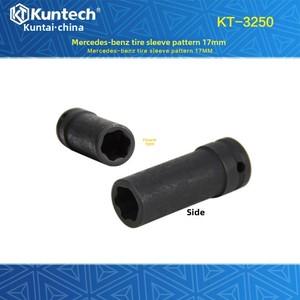 Outil de véhicule spécial Kuntai <span class=keywords><strong>Douille</strong></span> anti-vol pour pneu anti-filetage pour outil de retrait de vis de moyeu de roue Audi - Product Image 4