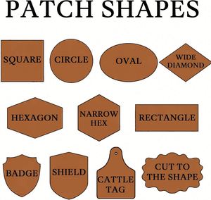 Etiquetas de Cuero con Logotipo Estampado Personalizado, Ecológicas, Etiquetas de Cuero en Relieve, Parches de Cuero para Coser o Planchar en Ropa, Prendas y Sombreros - Product Image 4