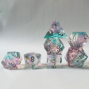 Bảng đa diện đa diện hoặc trò chơi bài nhập vai ngục tối và rồng trpg <span class=keywords><strong>DND</strong></span> nhựa khối xúc xắc - Product Image 2