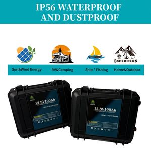 Baterai Lithium Iron Phosphate Luar Ruangan Marine Electric Side Battery 12V 24V 36V 48V 50Ah 60Ah 80Ah 90Ah 100Ah 150Ah 200Ah 300Ah - Product Image 6