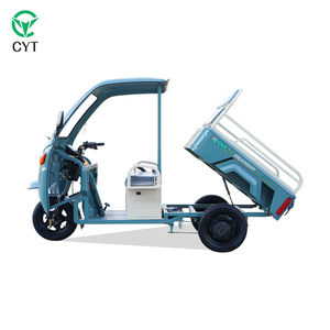 Tricycle de livraison de marché à grande capacité, tricycle <span class=keywords><strong>électrique</strong></span> semi-fermé avec une grande boîte de chargement pour les vendeurs - Product Image 3