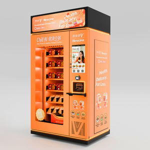 Круглосуточный заводской торговый автомат для гамбургеров с горячим хлебом и микроволновой печью, с функцией нагрева, с поддержкой SDK - Product Image 1