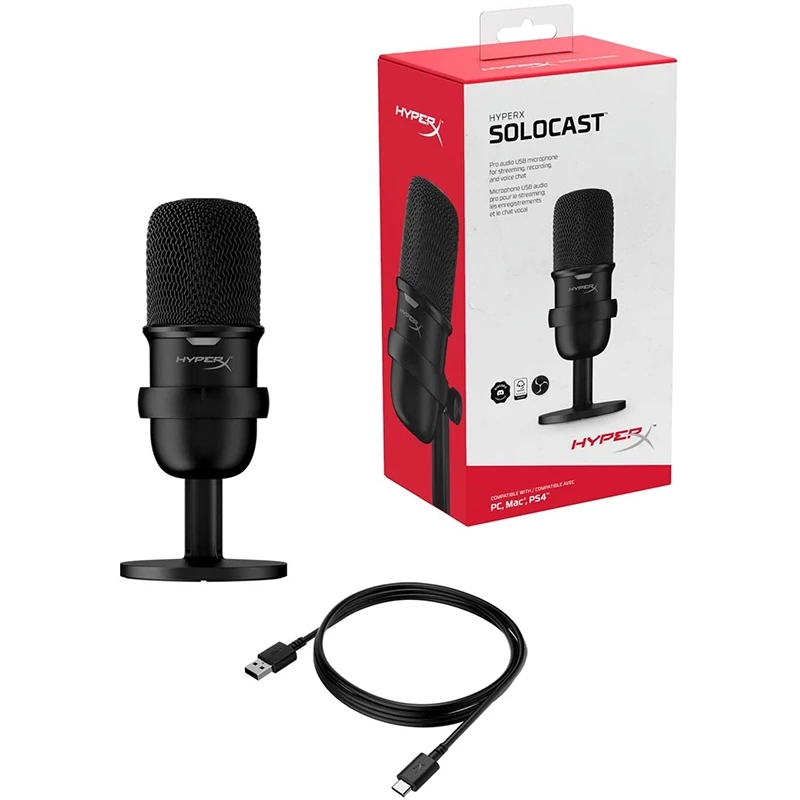 Amazon.com: HyperX SoloCast – USB Condenser Gaming