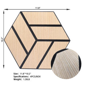 KASAROパーソナライズされた六角形音響パネルモダン防音壁タイルスタイリッシュなホームインテリア用 - Product Image 4