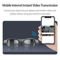 Lunettes de soleil intelligentes AR : caméra HD 1080P, WIFI, verres polarisés, caméra pour sports de plein air et moto