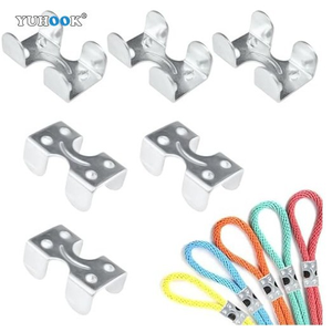 Thép không gỉ đôi Dây kẹp nhiệm vụ nặng nề đôi Clip Vòng kết thúc Clip phù hợp 3/8 inch đến 1/2 inch Xoắn hoặc bện dây thừng - Product Image 1