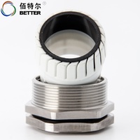 Passe-câbles en acier inoxydable de haute qualité, résistant à la corrosion, étanche, plusieurs tailles : M42*1.5 pour 22-31 mm, M20*1.5 pour 5-10 mm