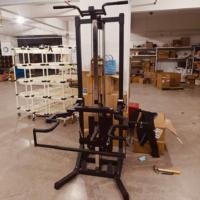 Rack de squat multifonctionnel robuste, machine de tirage vertical haute intensité, machine de rame assise, appareil de musculation dorsale, machine de crossover à câbles
