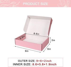 Custom Attractive Price Hot <b>Sale</b> Kraft Portable Biodegradable Environmental <b>Compostable</b> Corrugated Packaging Clothing Mailer Box - Product Image 3