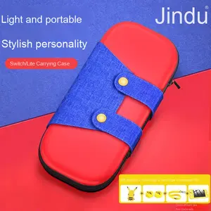 Estuche de cristal de Material EVA duradero con temática de <span class=keywords><strong>Mario</strong></span> y juego de película protectora Kit de bolsa de almacenamiento con para Nintendo para Switch OLED Game - Product Image 4