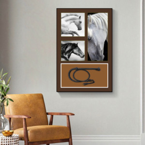 Özel yüksek kaliteli at duvar sanatı özel Modern tasarımlar boyama duvar dekor basit Modern dekoratif boyama - Product Image 3
