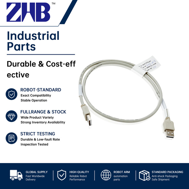 High Quality 3HAC031528-001 Usb Communication Cable for Industrial Robot Controller Debugging Data Transmission Spare Parts 2026