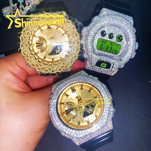 Bộ sưu tập viền đồng hồ thiết kế gai, tùy chỉnh đá moissanite, dành cho Casioable GA2100 GM6900 DW6900, phong cách Hip Hop mới. - Product Image 4