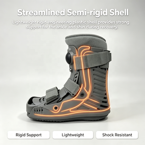 <span class=keywords><strong>Botte</strong></span> <span class=keywords><strong>Aircast</strong></span> Modèle F4212 en gros pour entorses de cheville aiguës, blessures des tissus mous, réparation post-opératoire du tendon d'Achille - Unisexe, fermeture auto-agrippante - Product Image 3