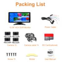 Écran tactile 4K 10,36 pouces 4ch