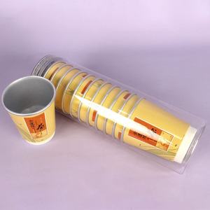 Tazza da tè monouso in materiali biodegradabili OEM, ecologica, in carta, per bevande con tè - Product Image 3