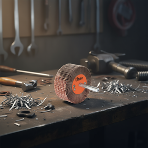 Disco Abrasivo de Láminas Ttake 60x20 mm, Grano 80, Eje de 6 mm para Pulir Metal - Product Image 3