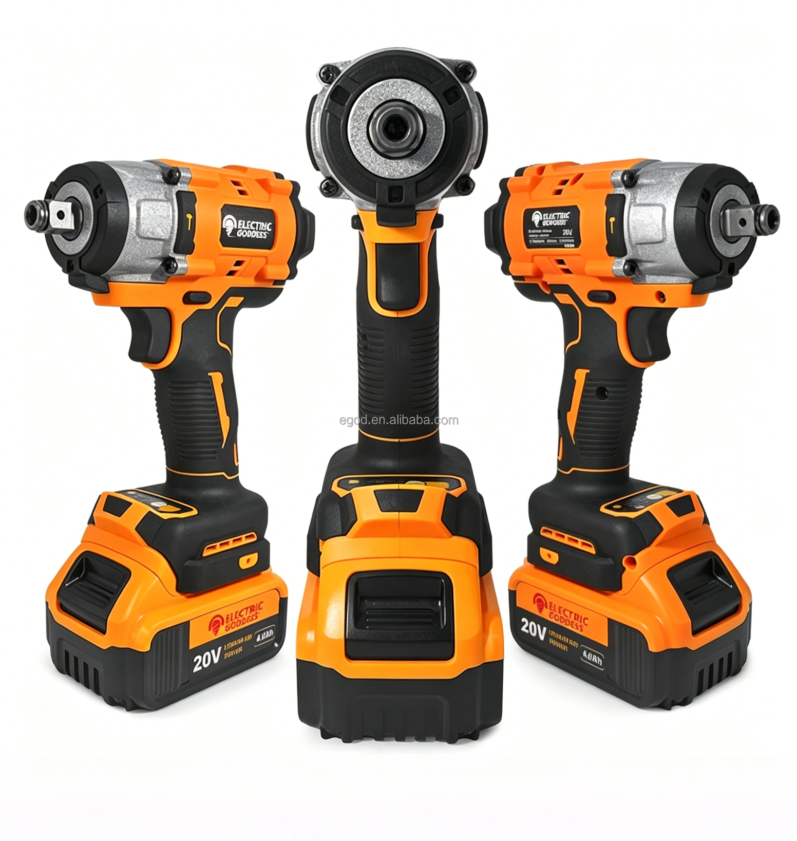デウォルト20V用バッテリー対応電動インパクトレンチ320NMトルク