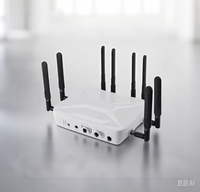 SDX 75 Router CPE 5G industri luar ruangan dengan Dual Band 3000mbps NSA/SA WiFi 6 Firewall QoS VPN-untuk jaringan 5G