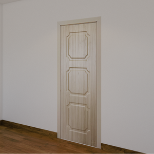 Porte intérieure en bois personnalisable au design moderne, premier choix OEM pour villa, surface finie pour appartement - Product Image 4