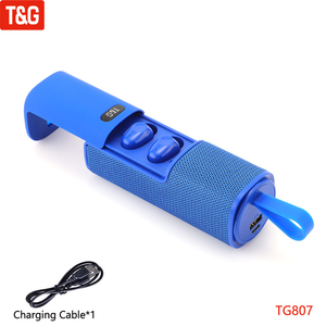 T&G TG807 NOUVEAU Haut-parleur sans fil portable BT Haut-parleurs d'extérieur Mini écouteurs intra-auriculaires Banque d'alimentation Stéréo 3D Poignée Haut-parleur - Product Image 4