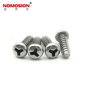 NOMOSION 304 <b>Stainless</b> <b>Steel</b> Round Head Y Slot <b>Self</b> <b>Tapping</b> <b>Screw</b> PB4x14 Metric - Product Image 1