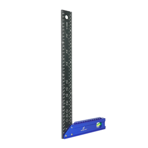 Régua Quadrada Profissional para Marcenaria Triangular DIY Multiuso 300/400mm com Cabo de Liga de Alumínio Personalizado Industrial ODM - Product Image 1