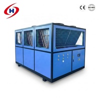 Refroidisseur d'eau industriel à air refroidi Honeywell 50HP personnalisé pour systèmes R32/R410A/R22/R407C/R134A/R404A - Prix