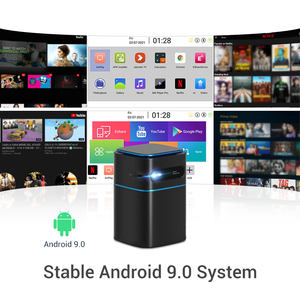 Hotack D042 Wireless 1080p Full hd Home Theater hd <span class=keywords><strong>Dlp</strong></span> <span class=keywords><strong>Pico</strong></span> Smartphone proiettore portatile Mini proiettori - Product Image 2