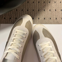 Baskets de luxe pour hommes en cuir véritable, style rétro, respirantes, à lacets, décontractées et de course, chaussures d'hiver, tendance mode