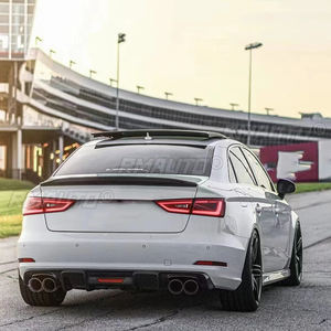 Alerón Trasero de Fibra de Carbono para Audi A3 S3 8V Sedán 2013-2017, Estilo Deportivo - Product Image 3