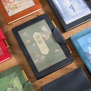 Nuovo Set Regalo di Quaderni in Stile Cinese, Confezione Regalo Aziendale Guofeng A5, Personalizzabile per Inviare ai Clienti Souvenir Aziendali. - Product Image 2