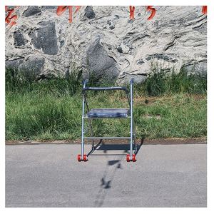 Déambulateur pliant à roulettes Jiaxin, cadre en aluminium de 3 kg avec support en tissu pour personnes âgées, utilisation en extérieur - Product Image 5