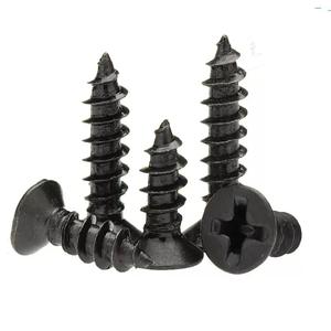 M1-M4 nero <span class=keywords><strong>KA</strong></span> croce a testa piatta autofilettante vite a testa svasata a testa svasata autofilettante coda a punta piccola vite - Product Image 6