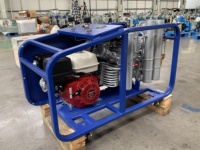 Compresseur d'air PCP portable pour plongée sous-marine 300 bar, bouteille d'oxygène 400L, pompe de remplissage, compresseur de plongée sous-marine