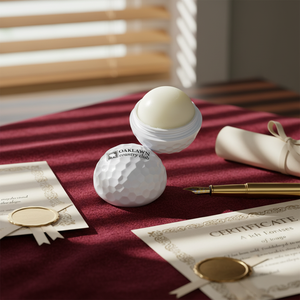 Bálsamo Labial con Forma de Pelota de Golf y Logotipo Personalizado, Humectante Labial Deportivo, Regalo Promocional, Obsequio Corporativo, Venta al Por Mayor - Product Image 4