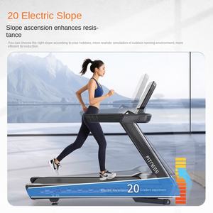 <span class=keywords><strong>Tapis</strong></span> roulant avec grand écran Machine d'exercice de marche électrique multifonctionnelle <span class=keywords><strong>Tapis</strong></span> roulant de luxe intérieur antichoc - Product Image 3